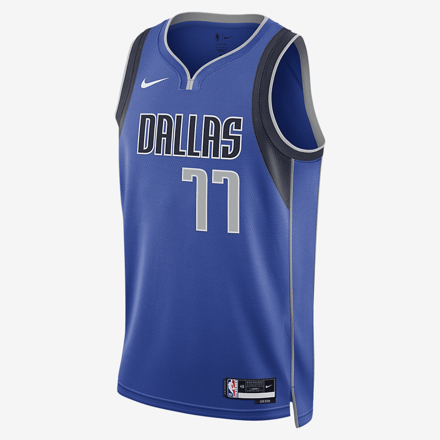 Nike Dri-FIT NBA Dallas Mavericks Icon Edition Swingman Tank krepšinio marškinėliai - Dydis XS (DN2002-480 Marškinėliai)