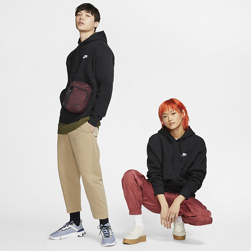 Nike Sportswear Club Fleece Pullover Hoodie - Dydis XXL (BV2654-010 Džemperiai)