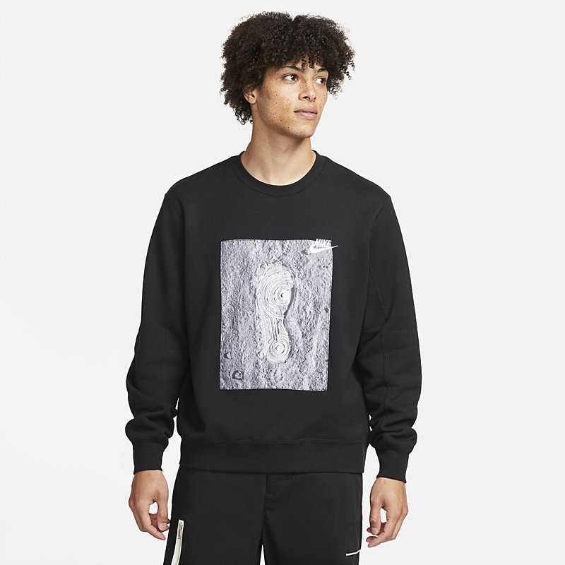 Nike Sportswear Gravity French Terry Crewneck džemperis - Dydis L (DD6059-010 Džemperiai)