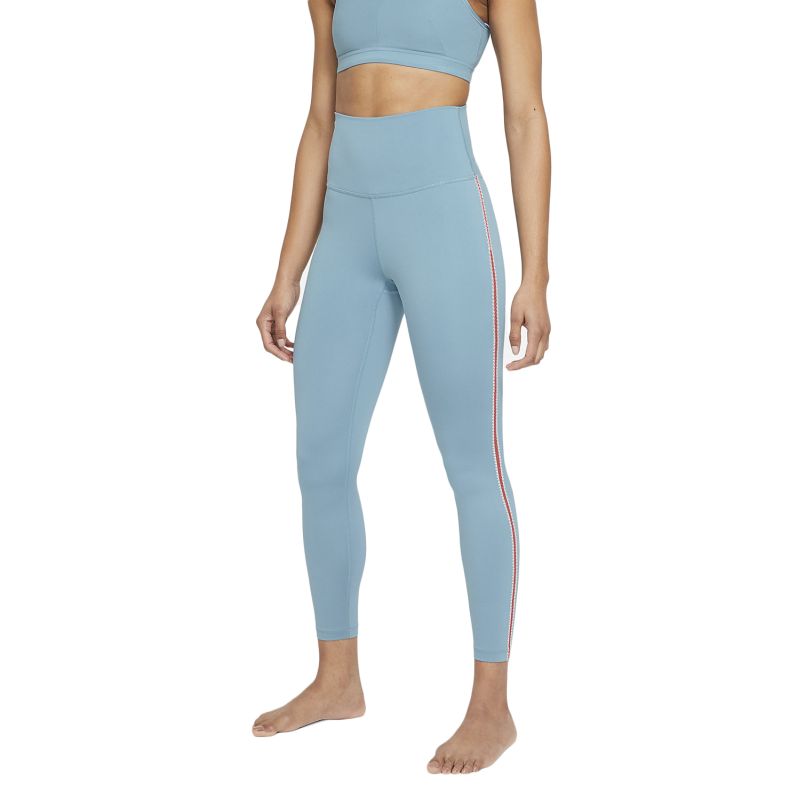 Nike Wmns Yoga 7/8 Crochet Edge tamprės - Dydis M (DA1037-424 Timpos)