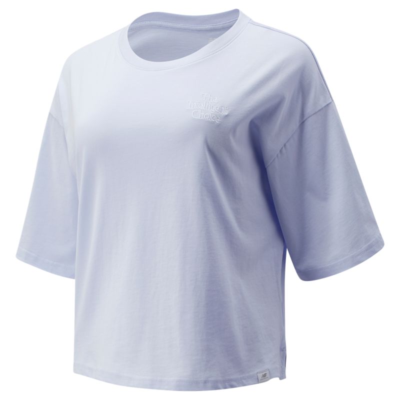 New Balance Wmns Athletics Intelligent Choice SS laisvalaikio marškinėliai - Dydis XS (WT13561-SIY Marškinėliai)