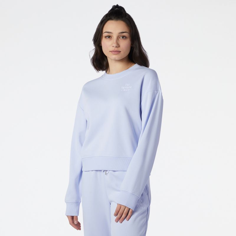 New Balance Wmns Athletics Intelligent Choice Crewneck džemperis - Dydis S (WT13562-SIY Džemperiai)