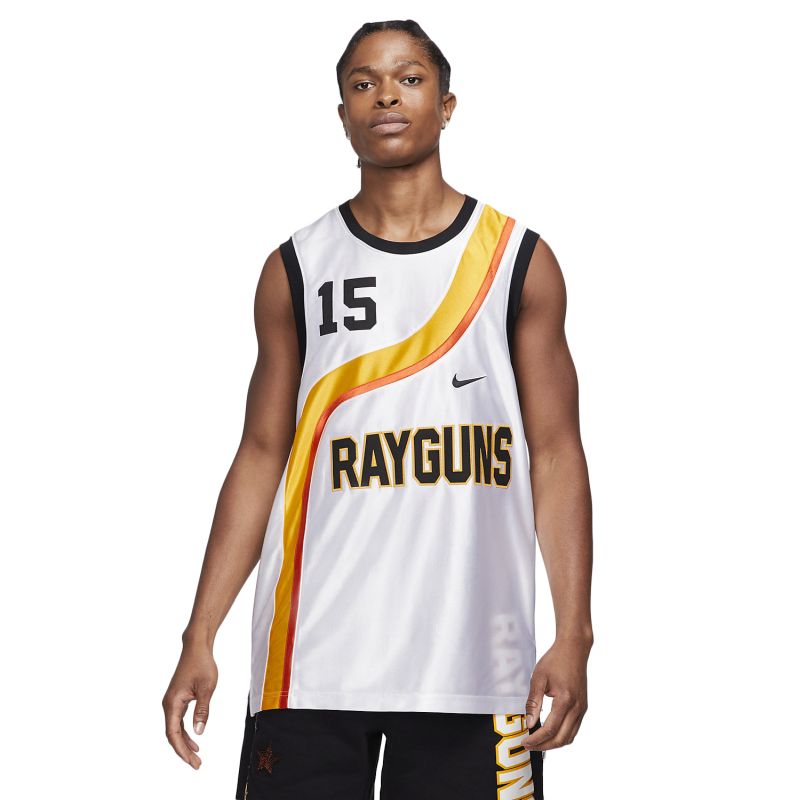 Nike Rayguns Premium Basketball Jersey maškinėliai - Dydis L (CV1970-100 Marškinėliai)