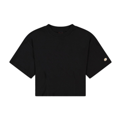 Champion Wmns Small Logo SS laisvalaikio marškinėliai - Dydis L (115650-KK001 Marškinėliai)