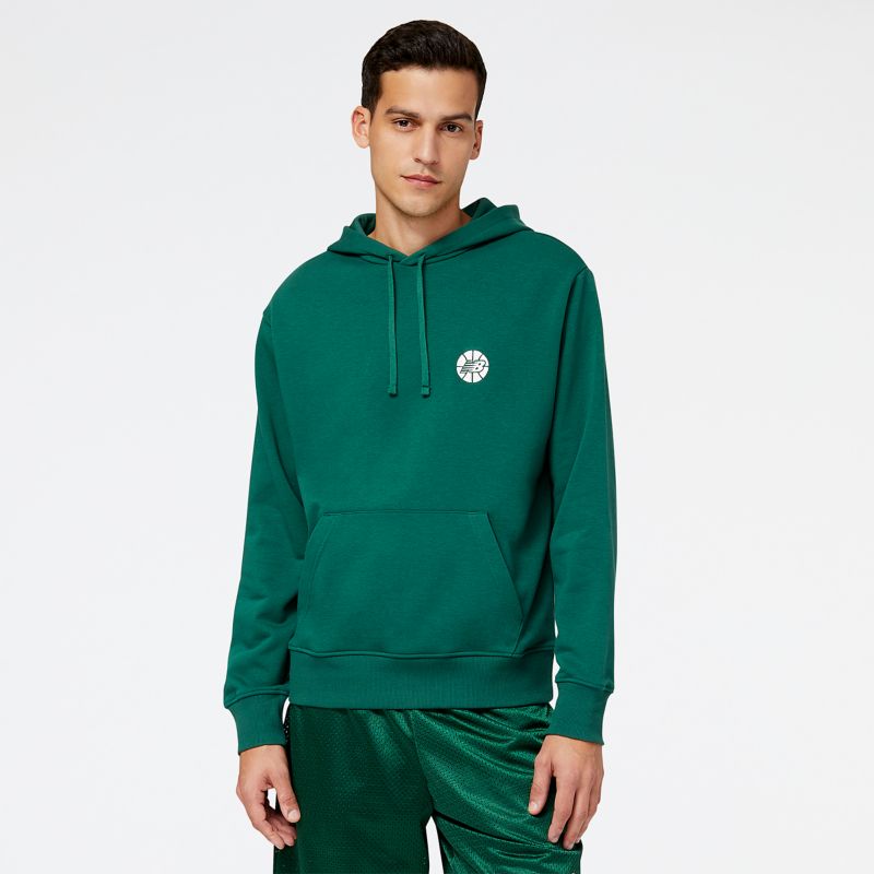 New Balance Hoops Essentials Fundamental Hoodie - Dydis S (MT23581TFN Džemperiai)