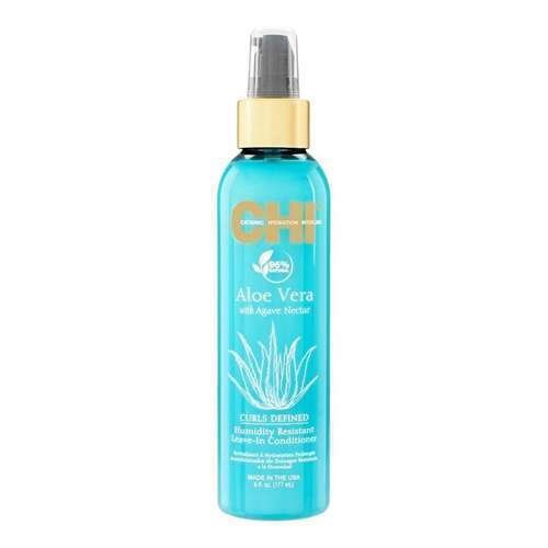 Nenuskalaujamas purškiamas kondicionierius garbanotiems plaukams CHI Aloe Vera Defined Curls Spray Conditioner 177ml