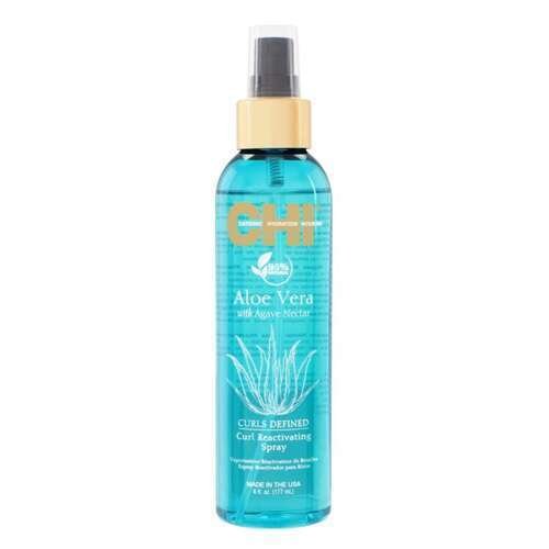 Garbanas išryškinantis purškiklis plaukams CHI Aloe Vera Defined Curl Reactivating Spray 177ml