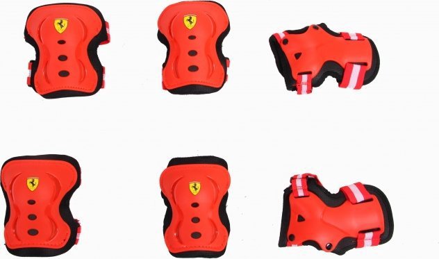 Ferrari Trackshock protector set r. M red