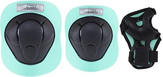 Nils Extreme H210 black-mint rosm.L set of protectors (16-60-020)