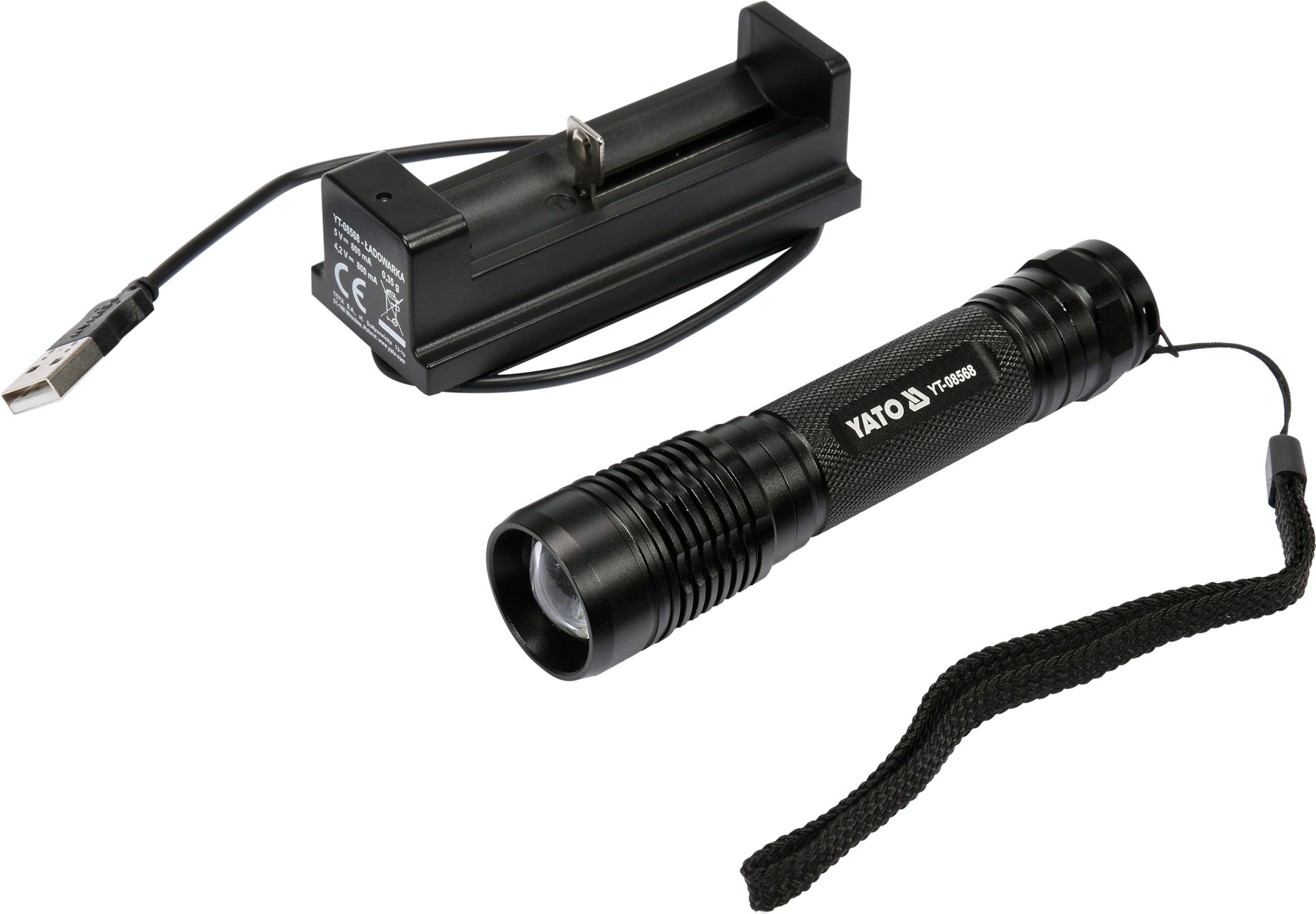 Žibintuvėlis XP-G3 CREE 6W Akumuliatorinis (YT-08568)