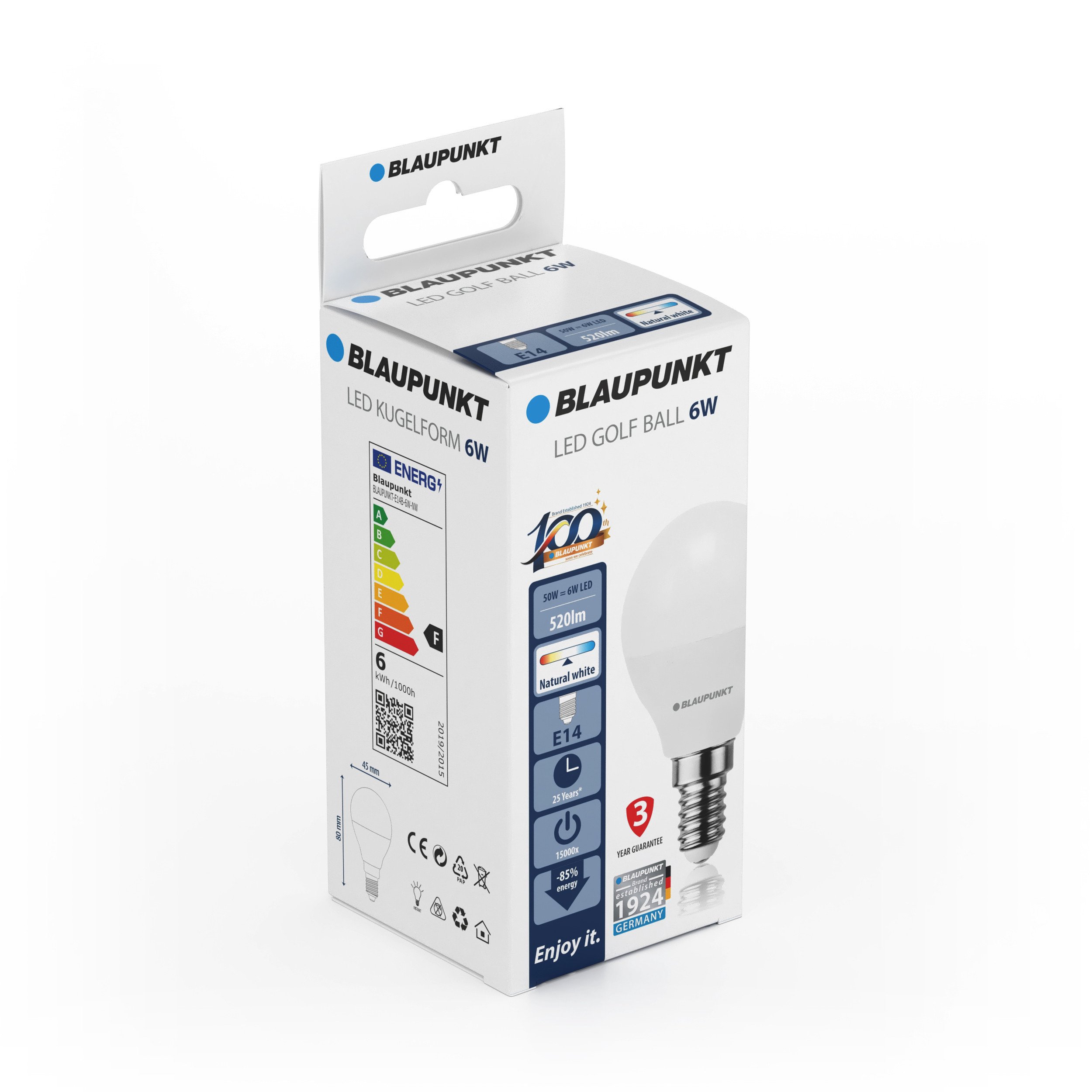 Blaupunkt LED lamp E14 600lm 6W 4000K