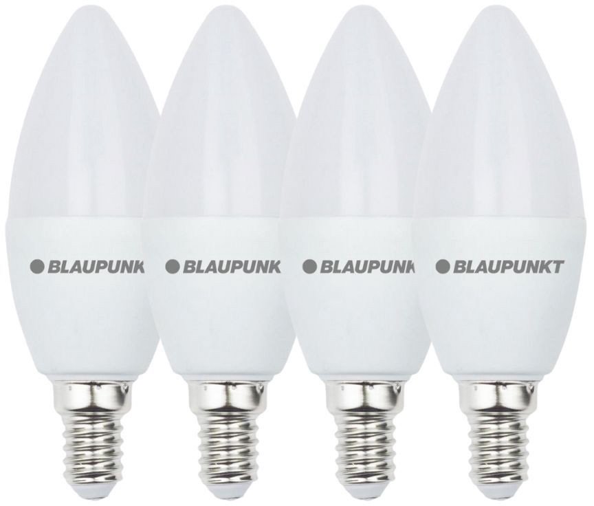 Blaupunkt LED lamp E14 595lm 7W 2700K 4pcs