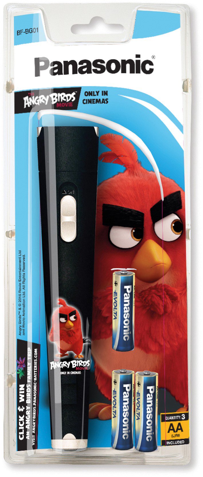 Panasonic torch BF-BG01 Angry Birds