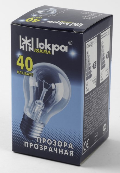 Lempa 230V/40W/E27/A50 ISKRA