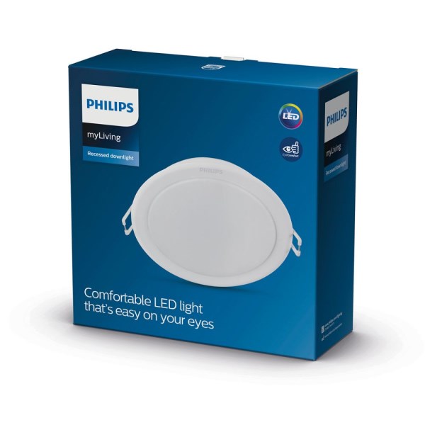 LED panelė  MESON 125 13W 3000K apvali Philips