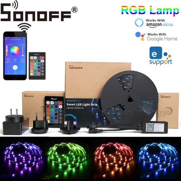 Šviesos diodų juosta LED 14W SONOFF-RGB Wi-Fi 2 m