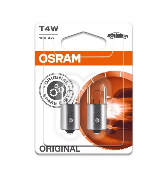 Lemputė 4W 12V BA9S Osram 2 vnt