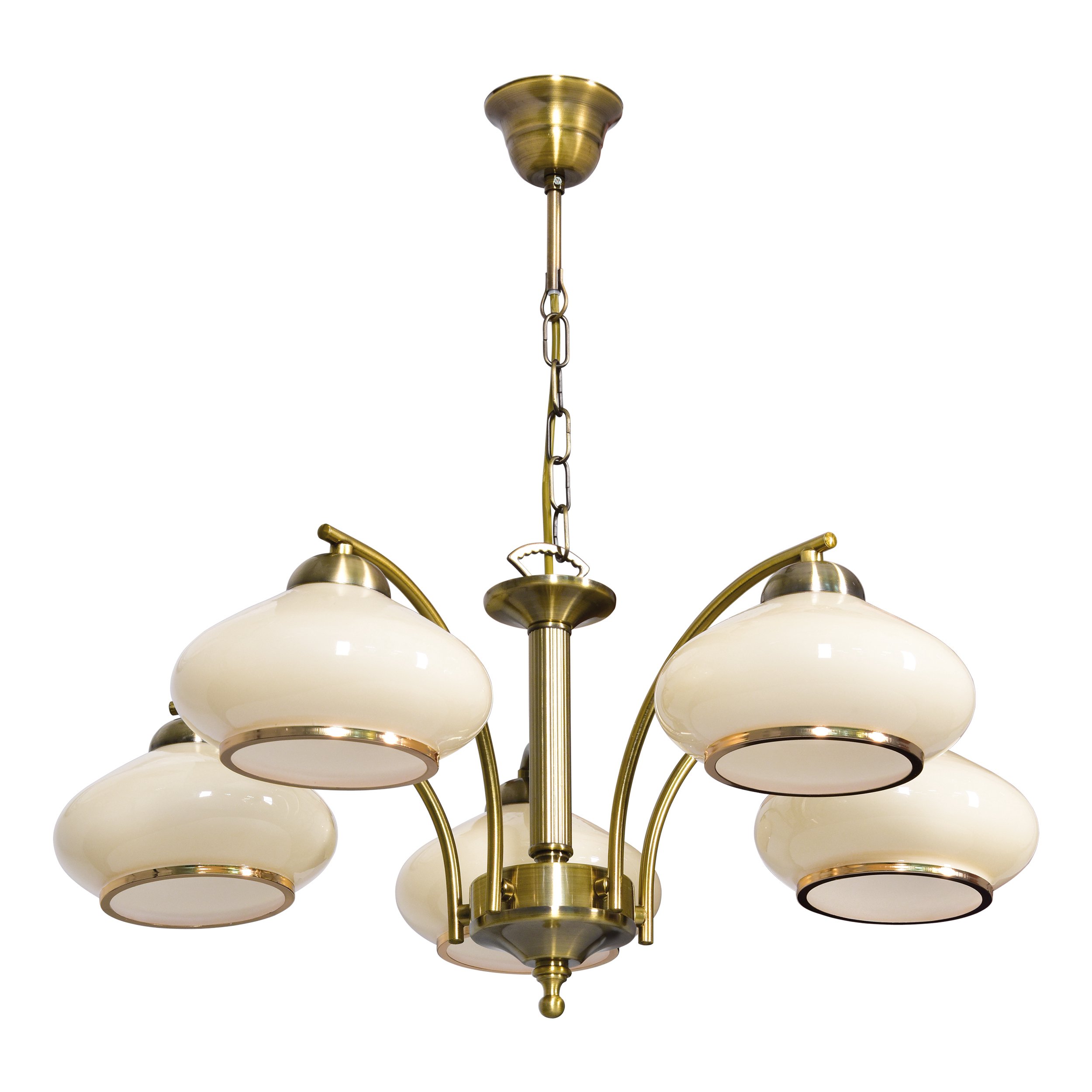 Activejet Lubinis šviestuvas AJE-RITA 5P E27 5x40W Patina