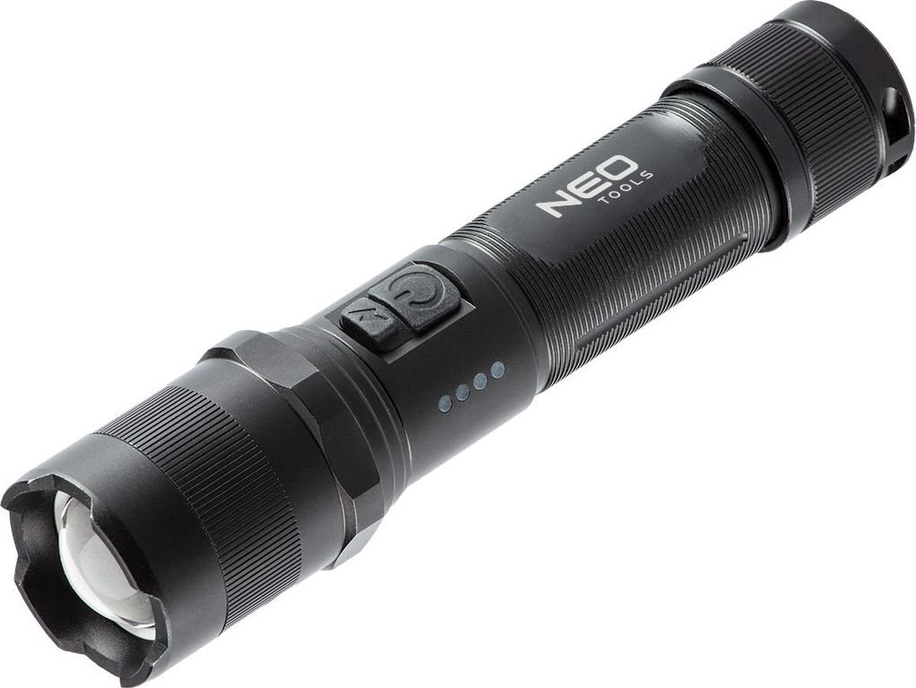 Flashlight Neo Battery flashlight USB 1000 lm OSRAM P9 LED (99-035)