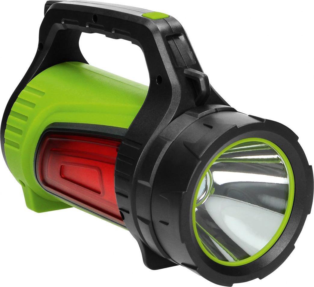 Flashlight Orno LED battery flashlight 10W, 1000lm, 4000mAh, powerbank, battery indicator