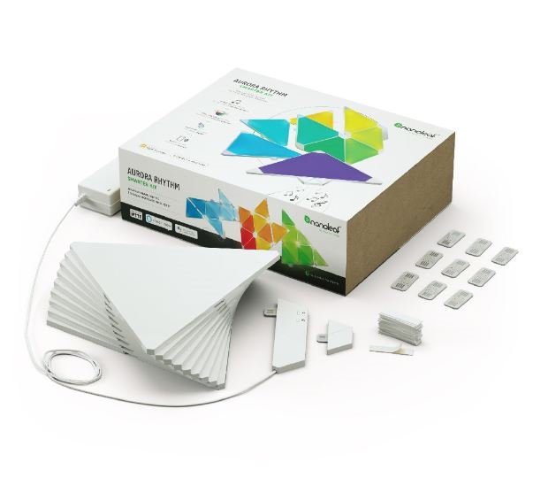 Išmanioji apšvietimo sistema NANOLEAF Light Panels Smarter Kit - Rhythm Edition