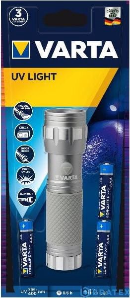 Flashlight Varta Varta lamp UV led light 15638