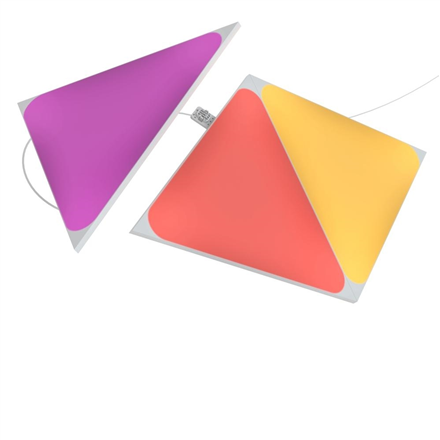 Nanoleaf|Shapes Triangles Expansion Pack (3 panels)|1 x 1.5 W|16M+ colours|NL47-0001TW-3PK