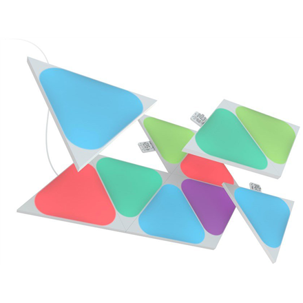 Nanoleaf|Shapes Triangles Mini Expansion Pack (10 panels)|1 x 0.54 W|16M+ colours|2.4GHz WiFi b/g/n;|NL48-1001TW-10PK