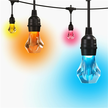 Nanoleaf Essentials Matter Smart Multicolour Outdoor String Lights Starter Kit 15m|16M+|NF084K02-20SLO