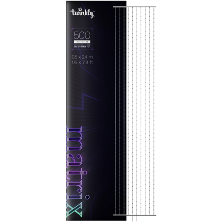 Twinkly|Matrix Smart LED Lights 500,  0.5x2.4m|RGB Multicolor|TWW500STP-TEU