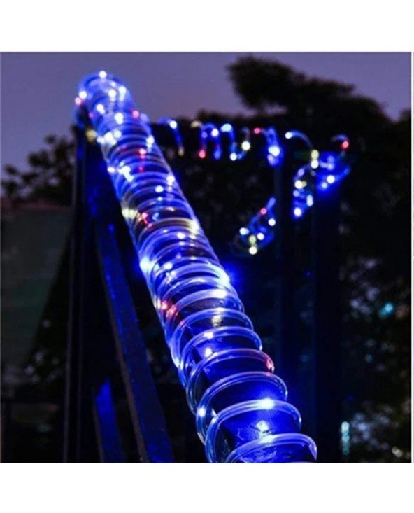 Kalėdų dekoracijos gatvės girliandos LED saulės festoon pasakų vamzdžių virvės Lights 7/12/22M Naujųjų metų vestuvių lauko dekor