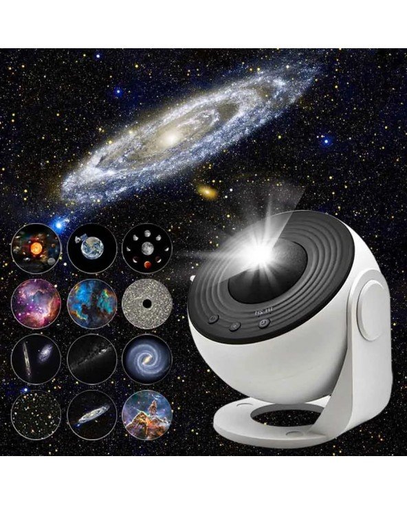 13 in 1 Starry Sky Galaxy Projector LED Night Light Planetarium Space Star Lamp For Kids Gift Bedroom Games Room Decoration