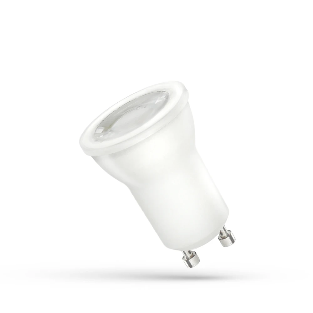 2W 3000K GU10 LED lemputė MR11/GU11 45°, šiltai balta
