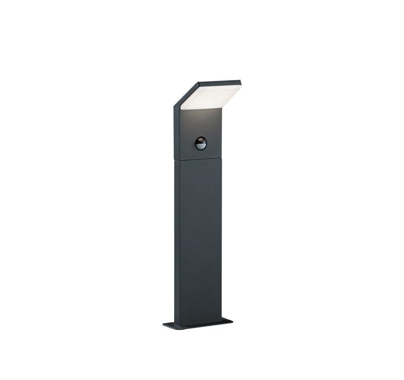 Pastatomas LED lauko šviestuvas Pearl Sensor Antracitas