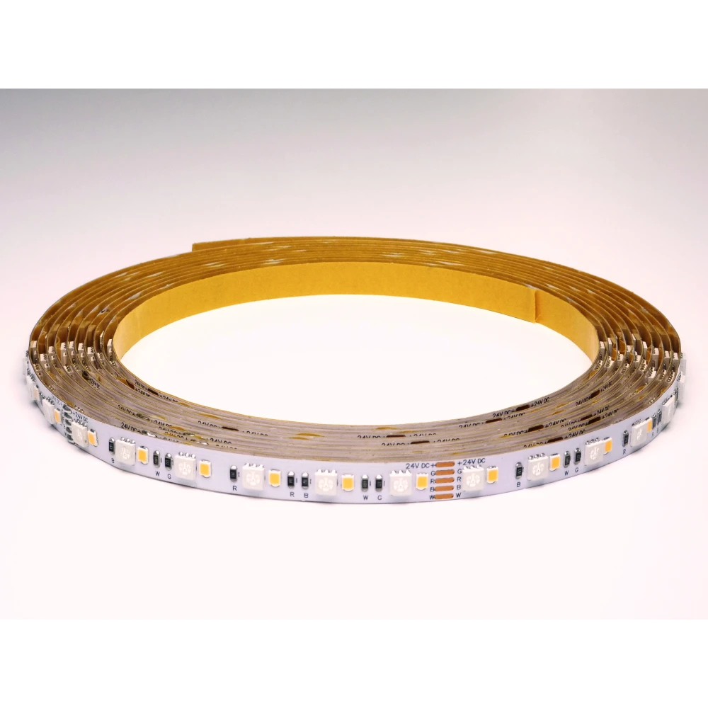 24W 24V LED juosta Reflex RGB+CW, 60+60 SMD