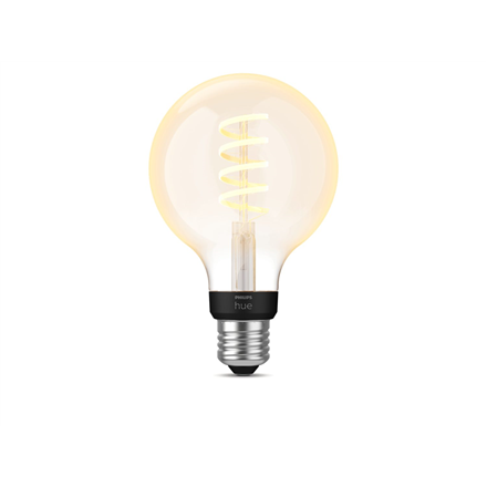 Hue WA 7W Filament G93 globe E27 | E27 | 7 W | Warm to cool white 2200-4500K | Bluetooth and Zigbee|8719514301481