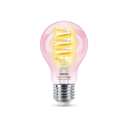 Philips Smart WiFi Filament Clear RGB | E27 | 6.3 W | Full colour|8720169165779