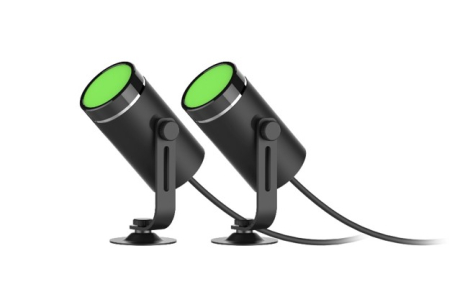 Sodo žibintų rinkinys DELTACO SMART HOME 2 lemputės, 8W, RGB+švelni balta / SH-GLEX01|SH-GLEX01