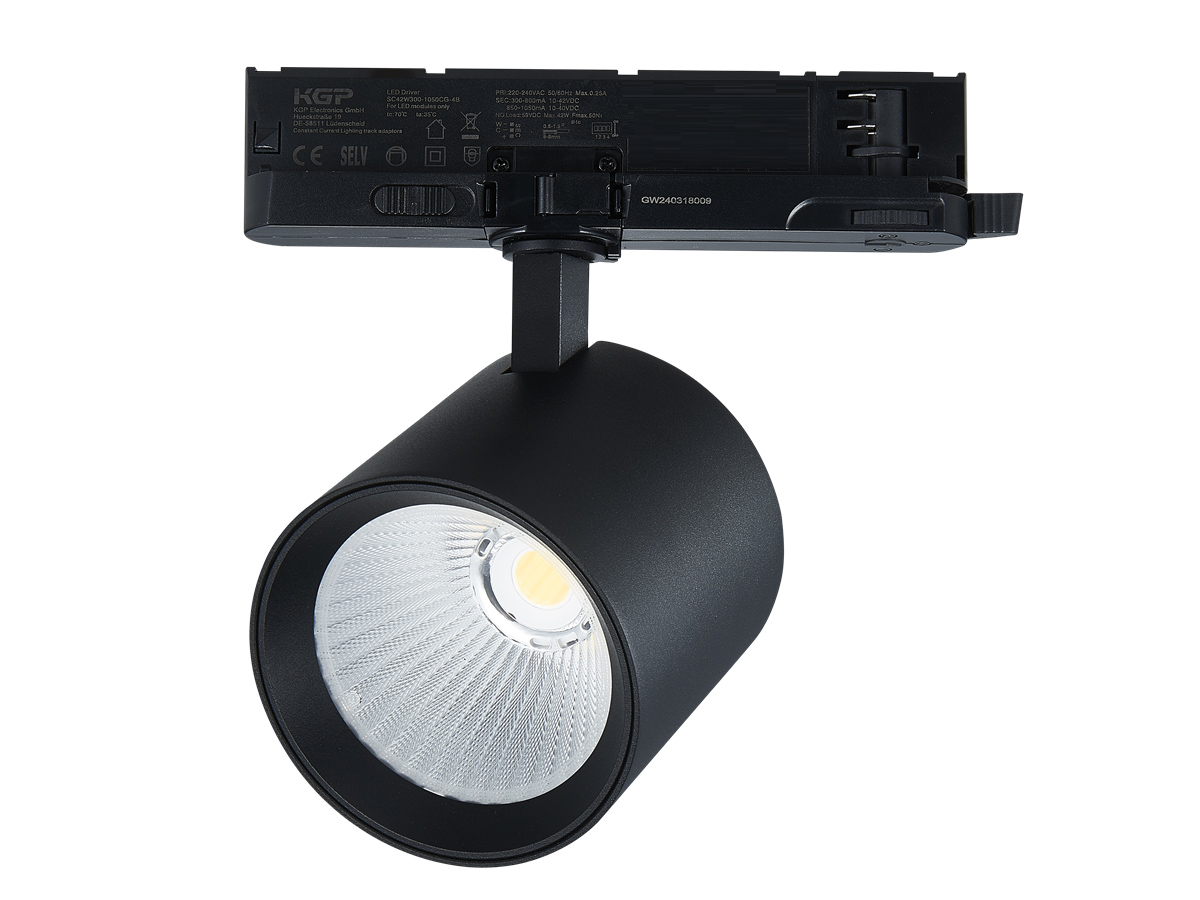 Šiestuvas bėgeliui LUMICANTO 12-42W CCT 36/60° juodas