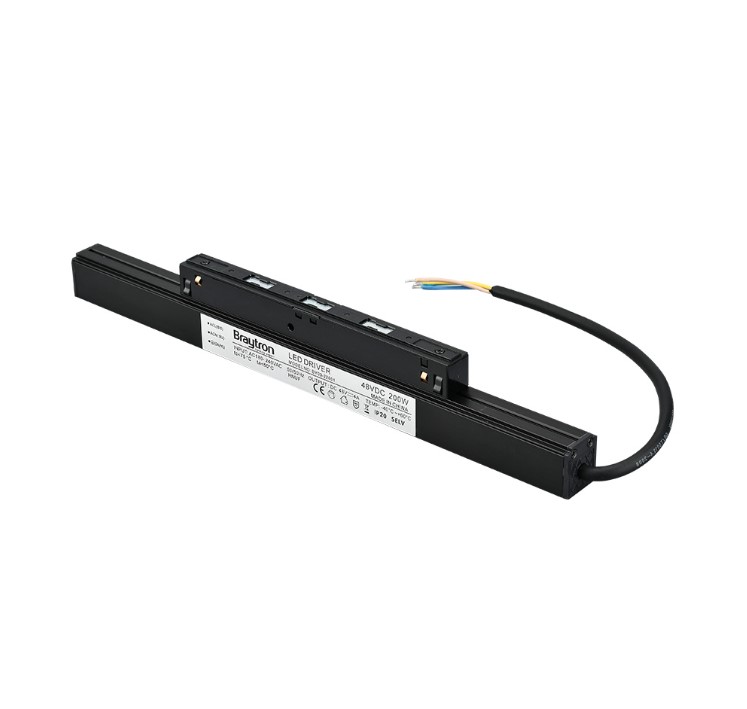 Magnetinio bėgelio maitinimo šaltinis, vidinis, 48Vdc, 200W