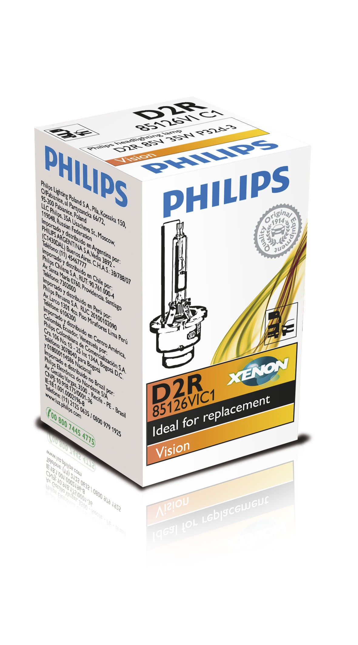 Lemputė PHILIPS D2R VISION (85126VIC1)