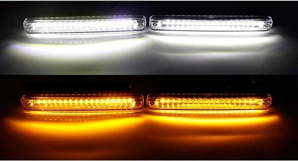 LED Dienos žibintai su posūkio funkcija SN1039T