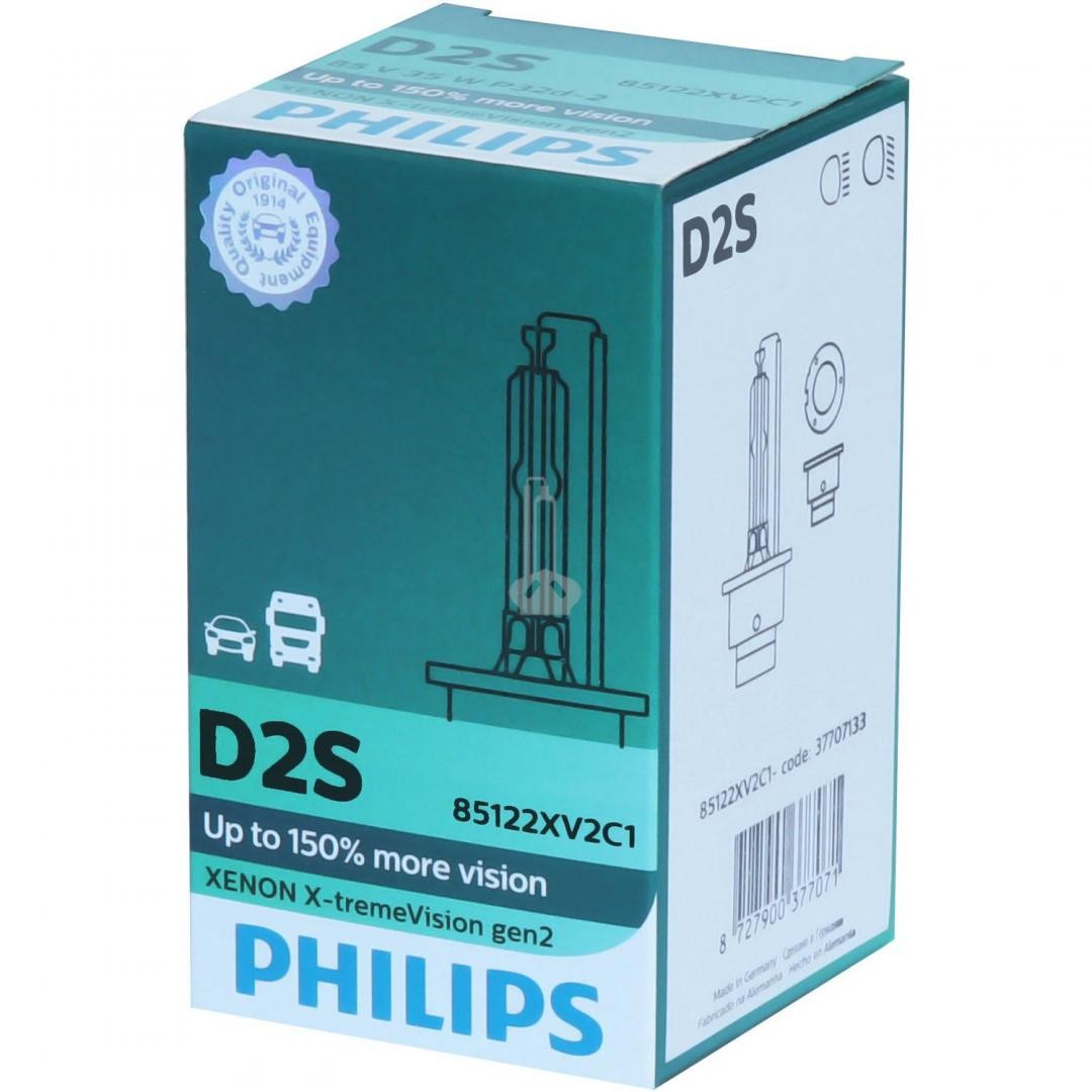 Lemputė PHILIPS D2S XV+150% gen2  85122XV2C1