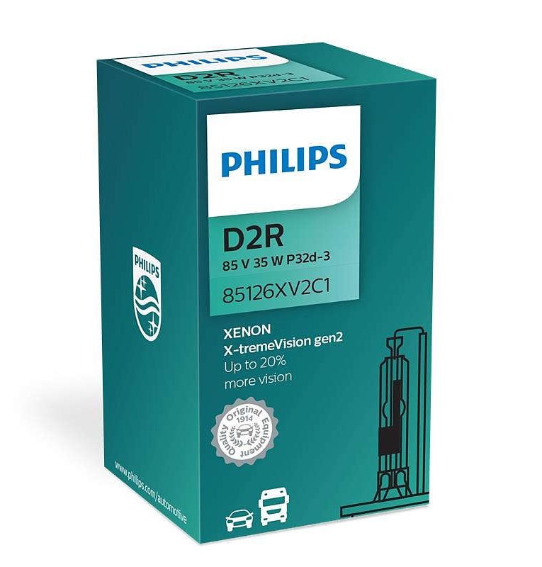 Lemputė PHILIPS D2R X-treme Vision 85126XV2C1