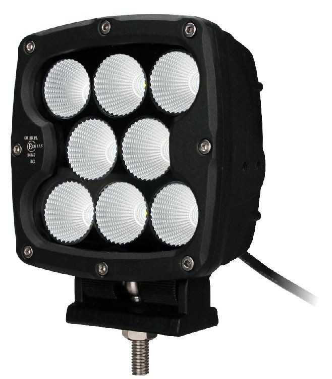LED papildomas žibintas Black CREE 80W 7" Spot