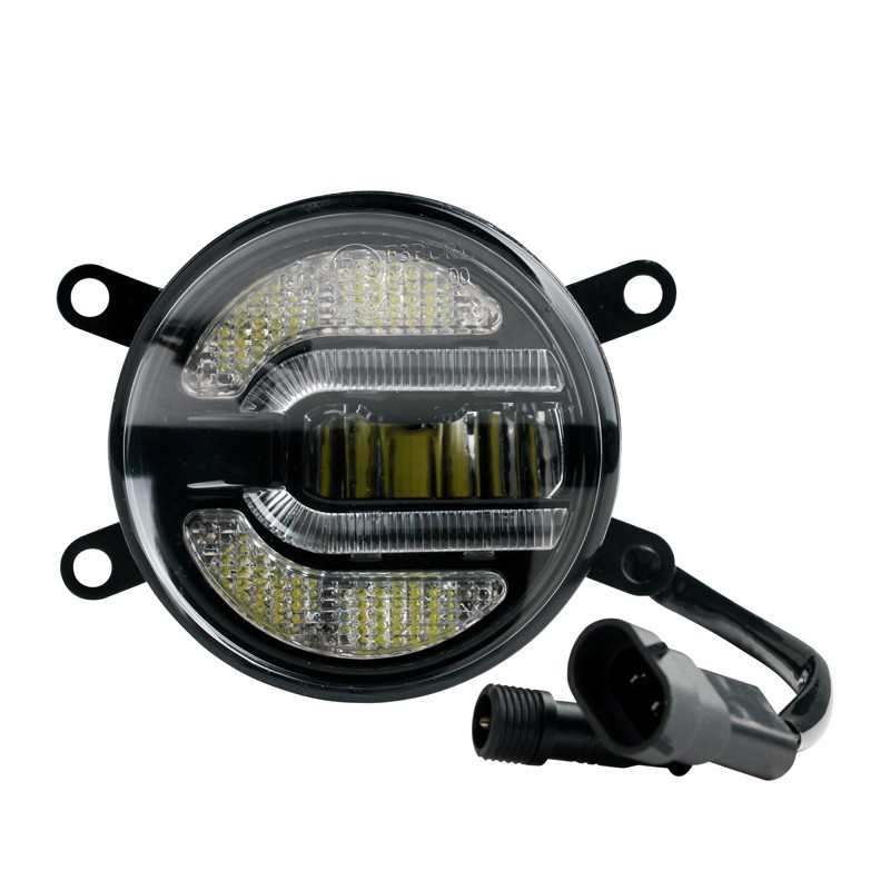 LED dienos žibintai + FOG  90mm