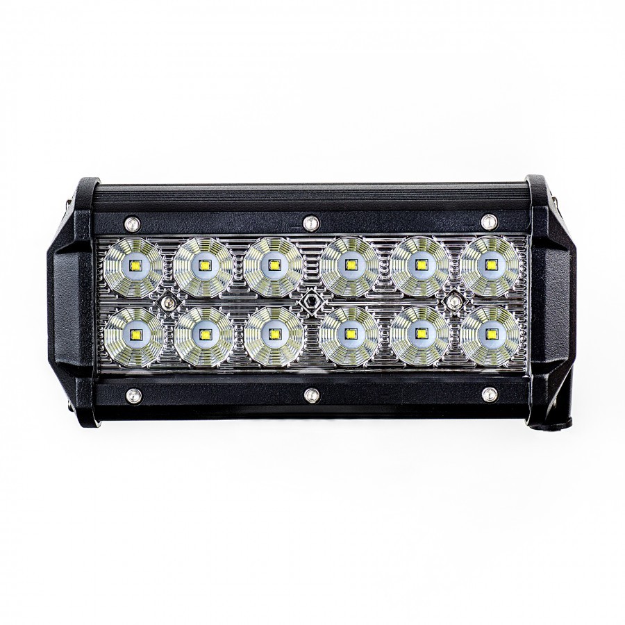 LED Žibintas LIGHT BAR - Double Row - Bottom Bracket, 36W ilgis 165mm