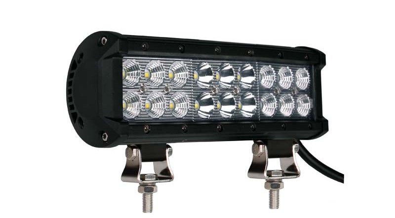 Žibintas LIGHT BAR - Double Row - Bottom Bracket, 54W 9" Combo