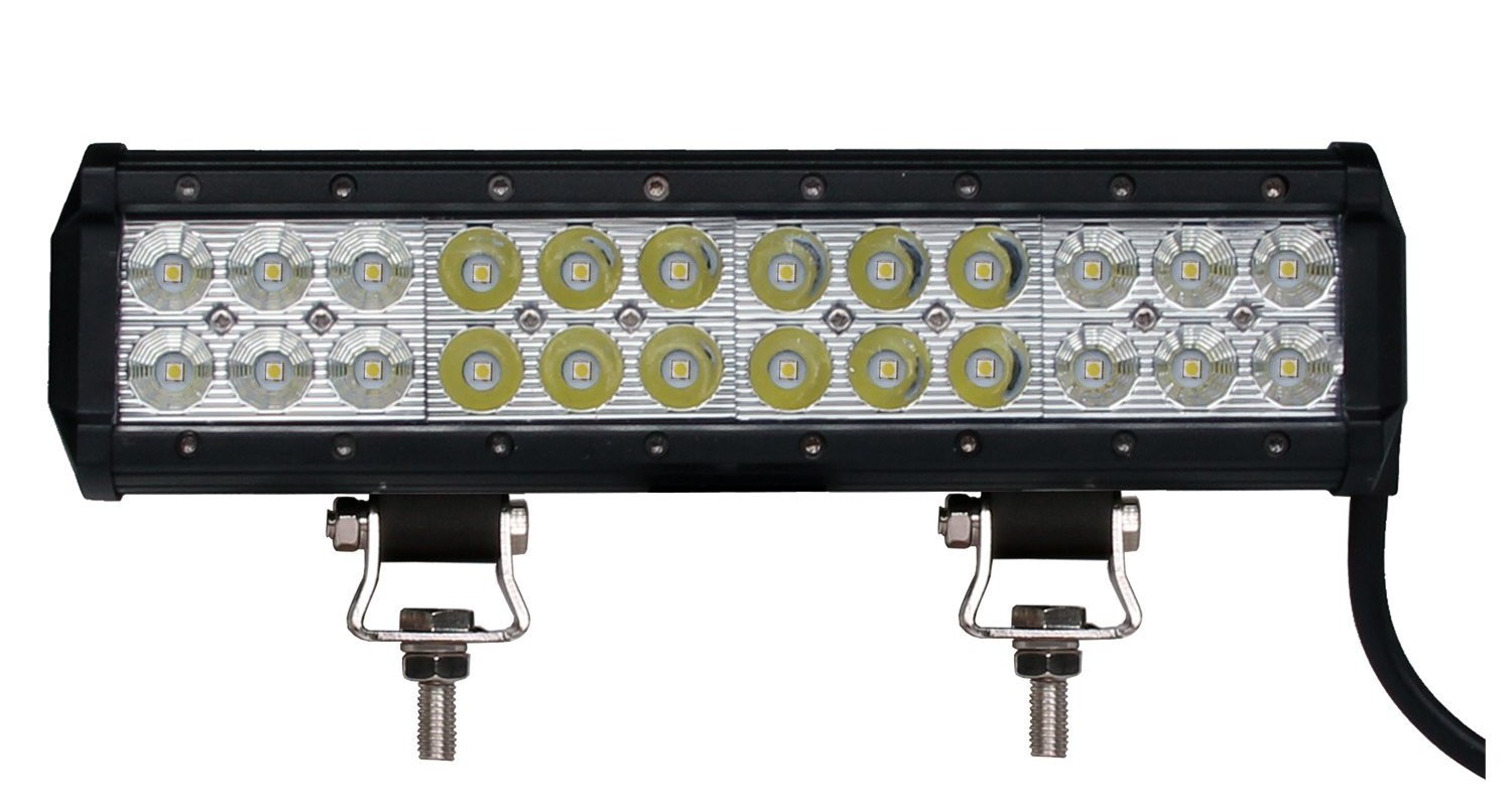 Žibintas LIGHT BAR - Double Row - Bottom Bracket, 72W 12" Combo