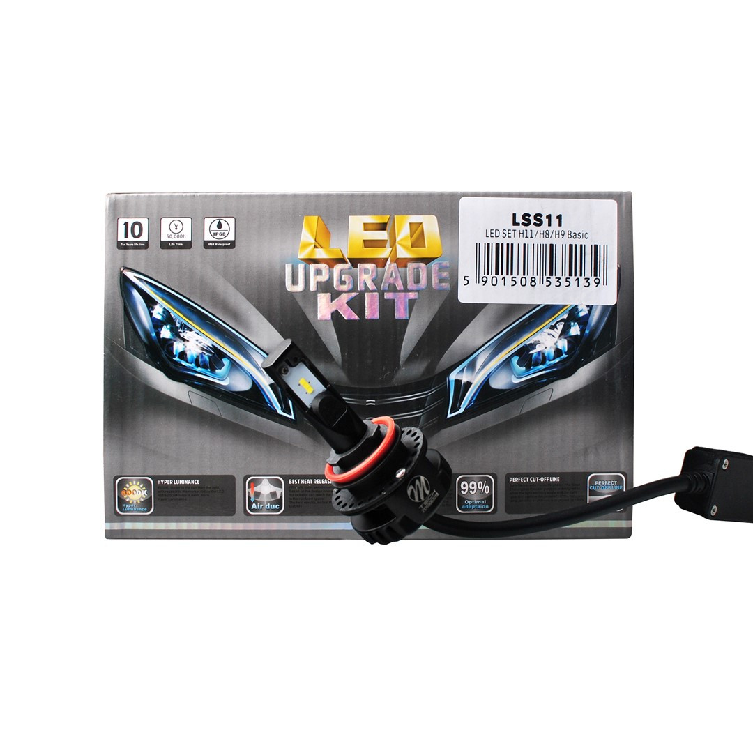 LED  lemputės H11 H8 H9 Basic 12-24V